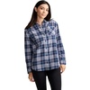image:imageJockey Womens Activewear Flannel Button UpAfternoon Plaid