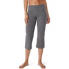image:imageJockey Womens Cotton Stretch Slim Flare CapriCharcoal