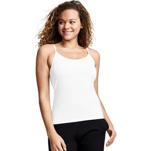 image:imageJockey Womens Activewear Cotton Stretch Cami with Builtin BraWhite