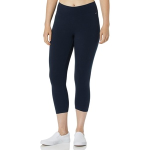 image:imageJockey Womens Cotton Stretch Capri LeggingDark Navy