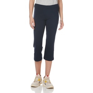 image:imageJockey Womens Cotton Stretch Slim Flare CapriDark Navy