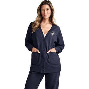image:imageJockey Womens Loungewear 1876 Collection Fleece Cardigan1876 Navy Blue