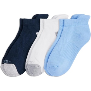 image:imageJockey Womens Socks Womens Performance Cotton Blend LowCut Socks  3 PackJockey Heather