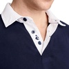 image:imageJockey Mens Activewear 1876 Collection Long Sleeve Rugby Polo1876 Navy Blue