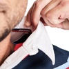 image:imageJockey Mens Activewear 1876 Collection Long Sleeve Rugby Polo1876 Red Blue