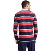 image:imageJockey Mens Activewear 1876 Collection Long Sleeve Rugby Polo1876 Red Blue