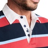 image:imageJockey Mens Activewear 1876 Collection Long Sleeve Rugby Polo1876 Red Blue
