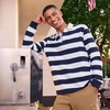 image:imageJockey Mens Activewear 1876 Collection Long Sleeve Rugby Polo1876 Stripe