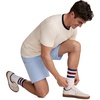 image:imageJockey Mens Socks 1876 Everyday Cotton Blend Over the Calf Sock1876 Red Stripe