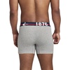 image:imageJockey Mens Underwear 1876 Collection Cotton Stretch 55 Boxer Brief1876 Grey