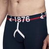 image:imageJockey Mens Underwear 1876 Collection Cotton Stretch 55 Boxer Brief1876 Navy Blue