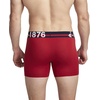 image:imageJockey Mens Underwear 1876 Collection Cotton Stretch 55 Boxer Brief1876 Vivid Red