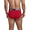 image:imageJockey Mens Underwear 1876 Collection Cotton Stretch Brief1876 Vivid Red