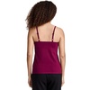 image:imageJockey Womens Activewear Cotton Stretch Cami with Builtin BraBerry Frost
