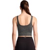 image:imageJockey Womens Bra Longline Low Impact Sports BraBlack Heather