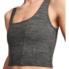 image:imageJockey Womens Bra Longline Low Impact Sports BraBlack Heather