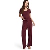 image:imageJockey Womens Loungewear Soft Luxe Textured PantCurrant Heather