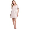 image:imageJockey Womens Sleepwear Organic Cotton Stretch Sleep ShirtOatmeal Heather