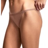 image:imageJockey Womens Underwear Organic Cotton String Bikini  3 PackAlmond Glow