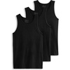 image:imageJockey Mens Undershirt Cotton Stretch Tank Undershirt  3 PackBlack