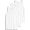 image:imageJockey Mens Undershirt Cotton Stretch Tank Undershirt  3 PackDiamond White