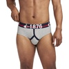 image:imageJockey Mens Underwear 1876 Collection Cotton Stretch Brief1876 Grey