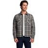 image:imageJockey Outdoors Mens Casualwear Flannel Shirt JacketGrey Plaid