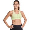 image:imageJockey Womens Bra Seamfree Mid Impact Zip Front Sports BraFresh Sprout