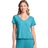 image:imageJockey Womens Loungewear Soft Luxe Textured Short Sleeve TopTeal Cove