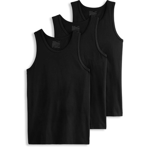 image:imageJockey Mens Undershirt Cotton Stretch Tank Undershirt  3 PackBlack