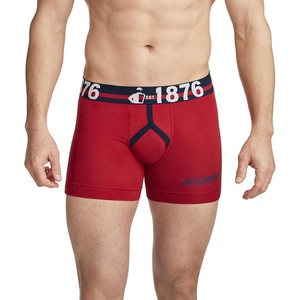image:imageJockey Mens Underwear 1876 Collection Cotton Stretch 55 Boxer Brief1876 Vivid Red