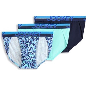image:imageJockey Mens Underwear Infinite Cool Microfiber Stretch String Bikini  3 PackIced Petals