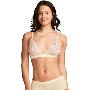 image:imageJockey Womens Bra Light amp Airy Plunge BraletteNatural Pebble