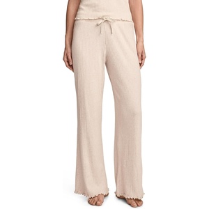 image:imageJockey Womens Loungewear Soft Luxe Textured PantOatmeal Heather