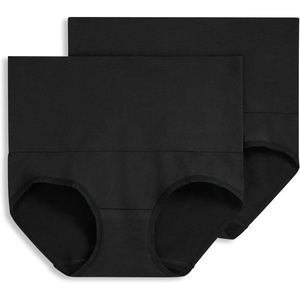 image:imageJockey Womens Shapewear Skimmies Seamfree Tummy Smoothing Brief  2 PackBlack