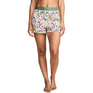image:imageJockey Womens Sleepwear Cotton Poplin Boxer ShortPressed Flowers