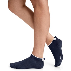 image:imageJockey Womens Socks 1876 Collection PomPom Sock1876 Navy Blue