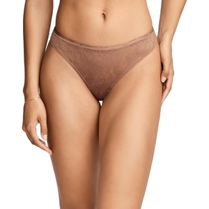 image:imageJockey Womens Underwear Smooth Touch Lace ThongAlmond