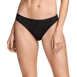 image:imageJockey Womens Underwear Smooth Touch Lace ThongBlack