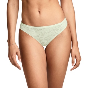 image:imageJockey Womens Underwear Smooth Touch Lace ThongFrothy Mint