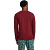 image:imageJockey Mens Sleepwear Mens Fam Jams Long Sleeve HenleyDeep Cranberry