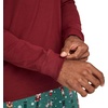 image:imageJockey Mens Sleepwear Mens Fam Jams Long Sleeve HenleyDeep Cranberry