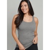 image:imageJockey Womens Activewear 100 Cotton Rib TankCoal Heather