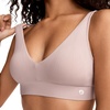 image:imageJockey Womens Bra Seamfree Light Support Plunge BralettePink Haze