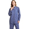 image:imageJockey Womens Sleepwear Cotton Poplin Long Sleeve Button UpSchooling Fish