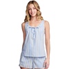 image:imageJockey Womens Sleepwear Cotton Poplin TankLovely Blue