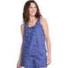 image:imageJockey Womens Sleepwear Cotton Poplin TankSchooling Fish