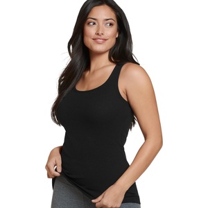 image:imageJockey Womens Activewear 100 Cotton Rib TankBlack