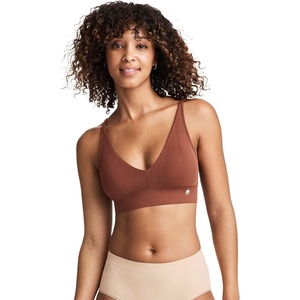 image:imageJockey Womens Bra Seamfree Light Support Plunge BraletteCoffee