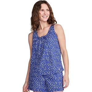image:imageJockey Womens Sleepwear Cotton Poplin TankSchooling Fish